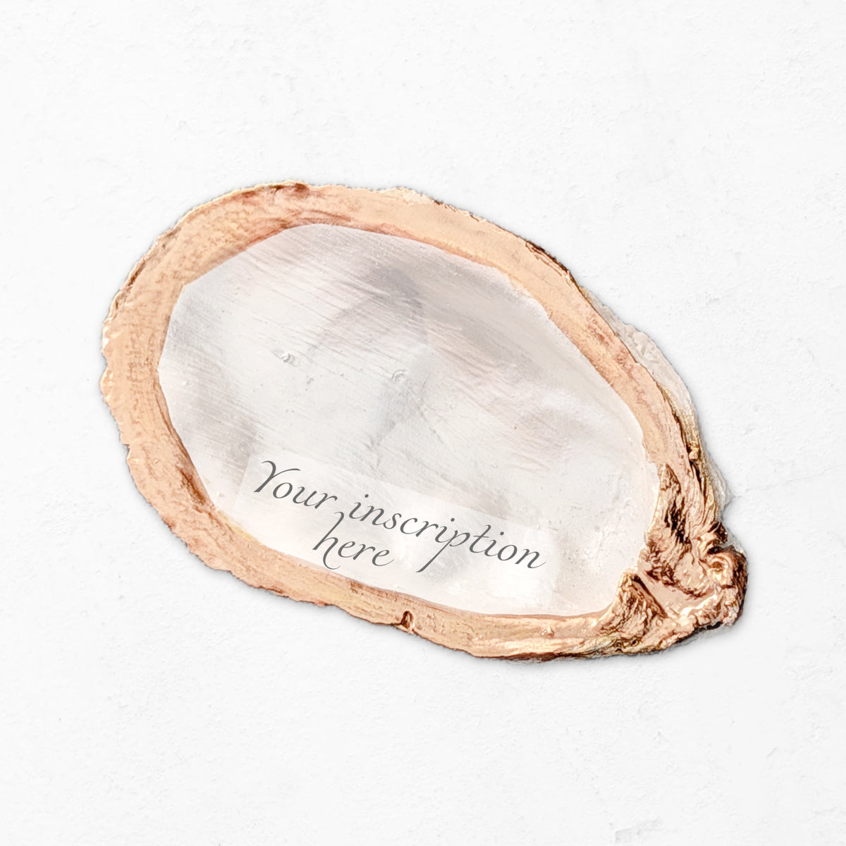 Custom Oyster Shell Table Setting Keepsakes