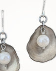 Nestled Pearl Oyster Earrings