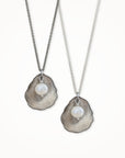 Nestled Pearl Oyster Necklace