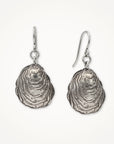 Etched Oyster Earrings
