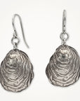 Etched Oyster Earrings