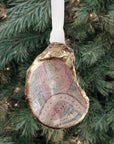 New Orleans Map Oyster Shell Ornament  • Plan of NOLA