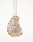 New Orleans Map Oyster Shell Ornament  • Plan of NOLA