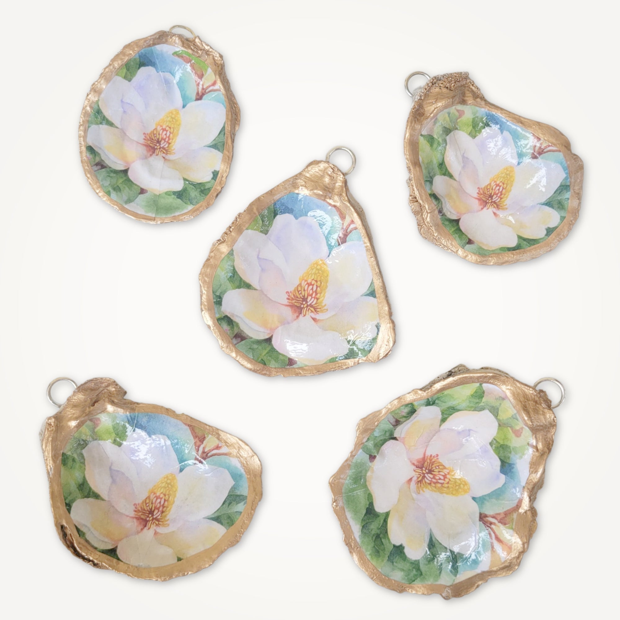 Magnolia Ornament • Oyster Shell