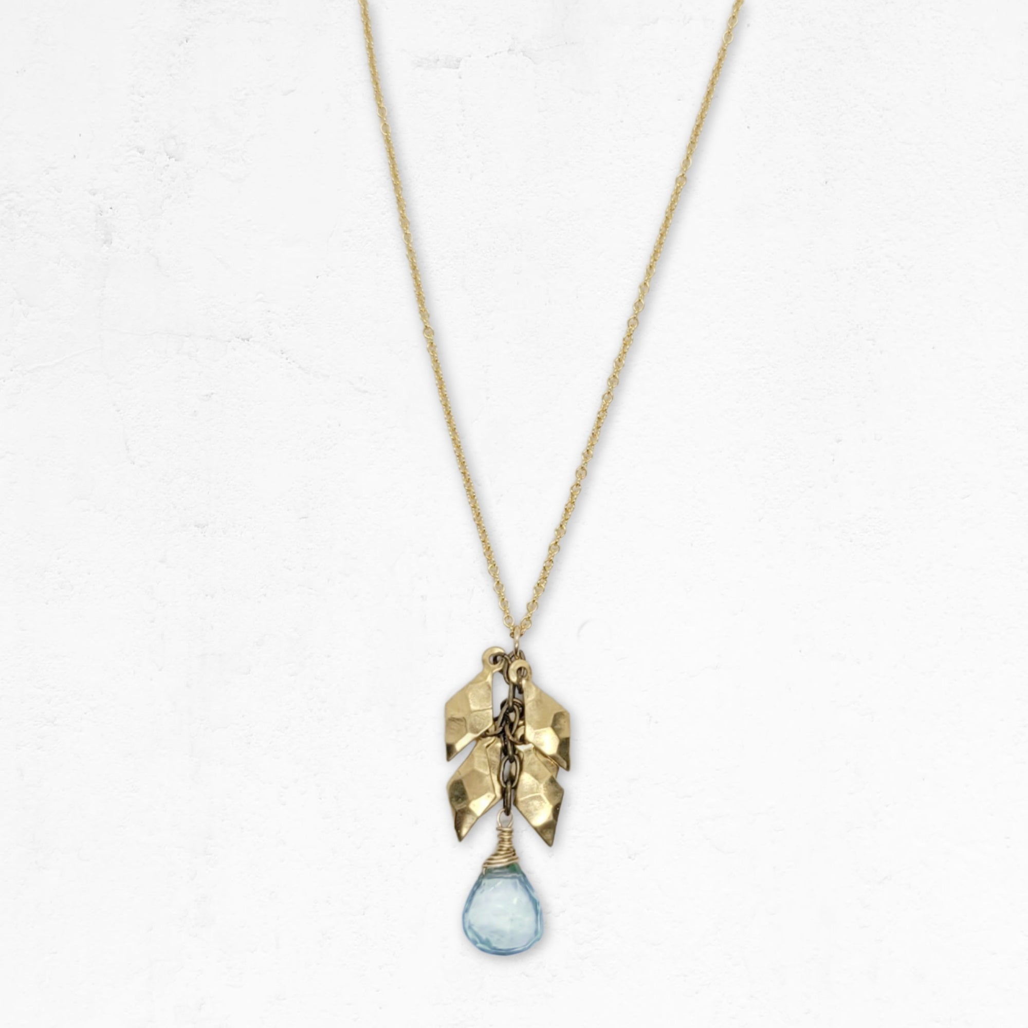 Green Amethyst Panache Necklace