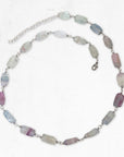 Hand Wrapped Rainbow Fluorite Necklace