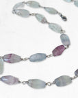 Hand Wrapped Rainbow Fluorite Necklace