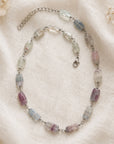 Hand Wrapped Rainbow Fluorite Necklace