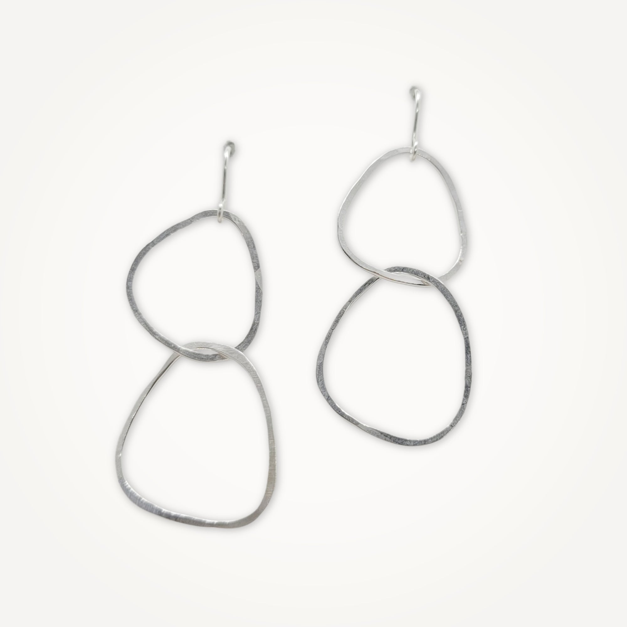 River Rock Earrings • Two Hoops