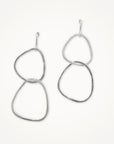 River Rock Earrings • Two Hoops