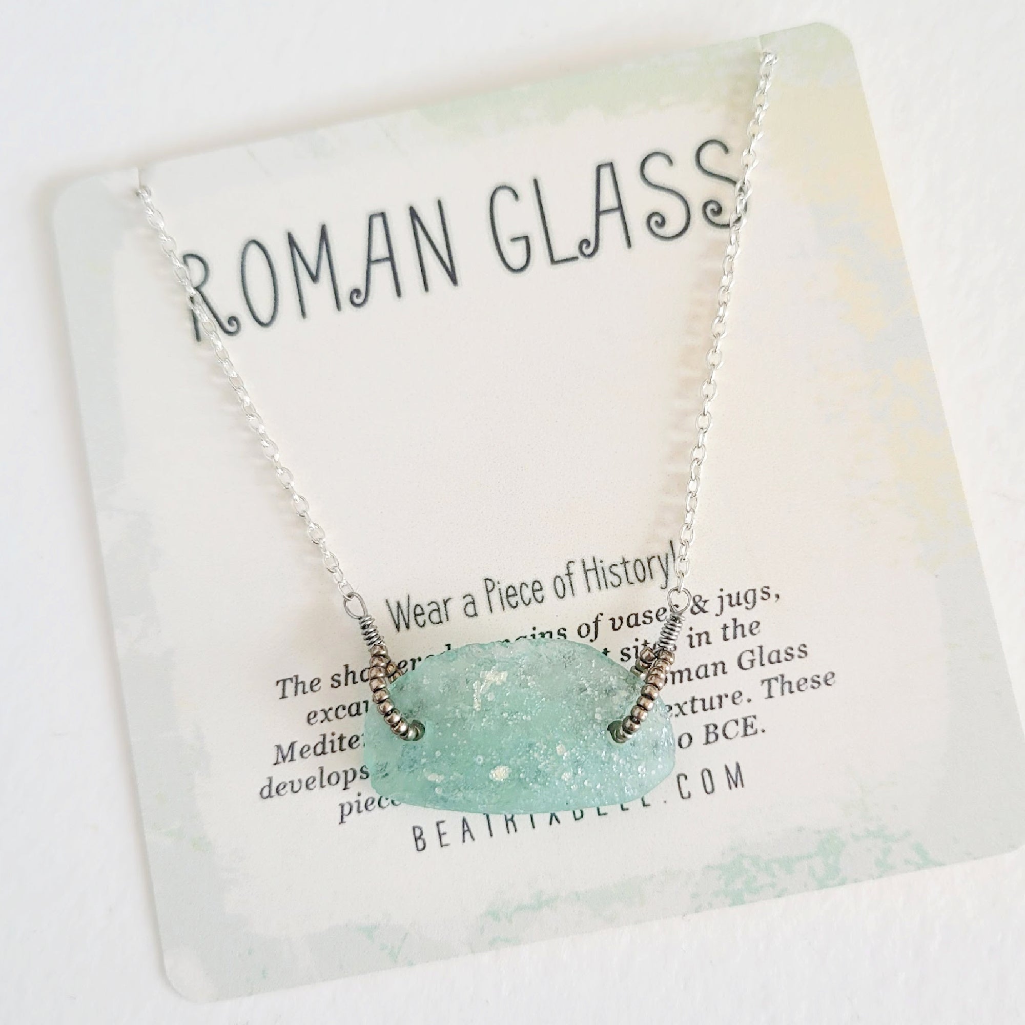 Roman Glass Necklace • Faustina