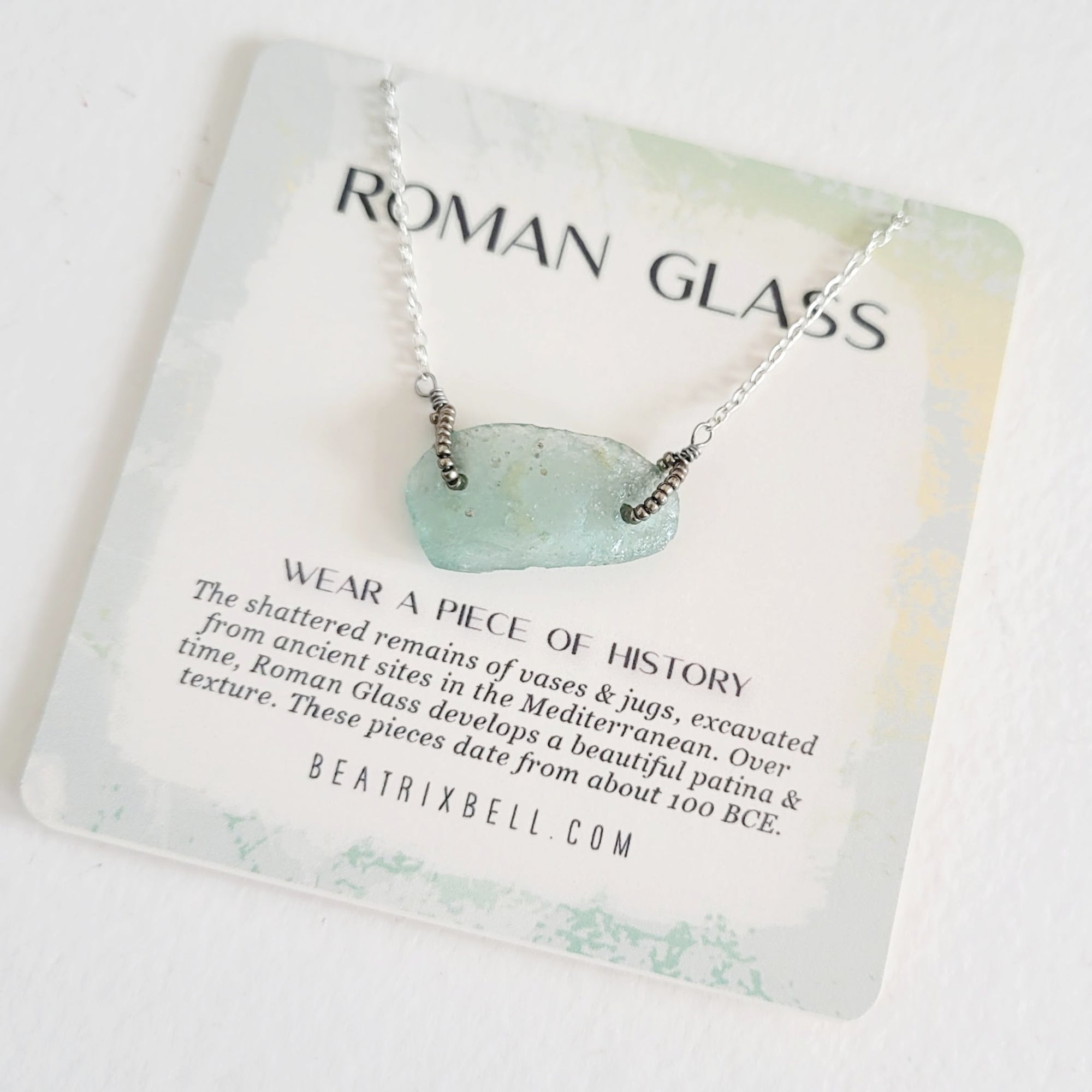Roman Glass Necklace • Faustina