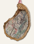 Savannah Map Ornament • Oyster Shell