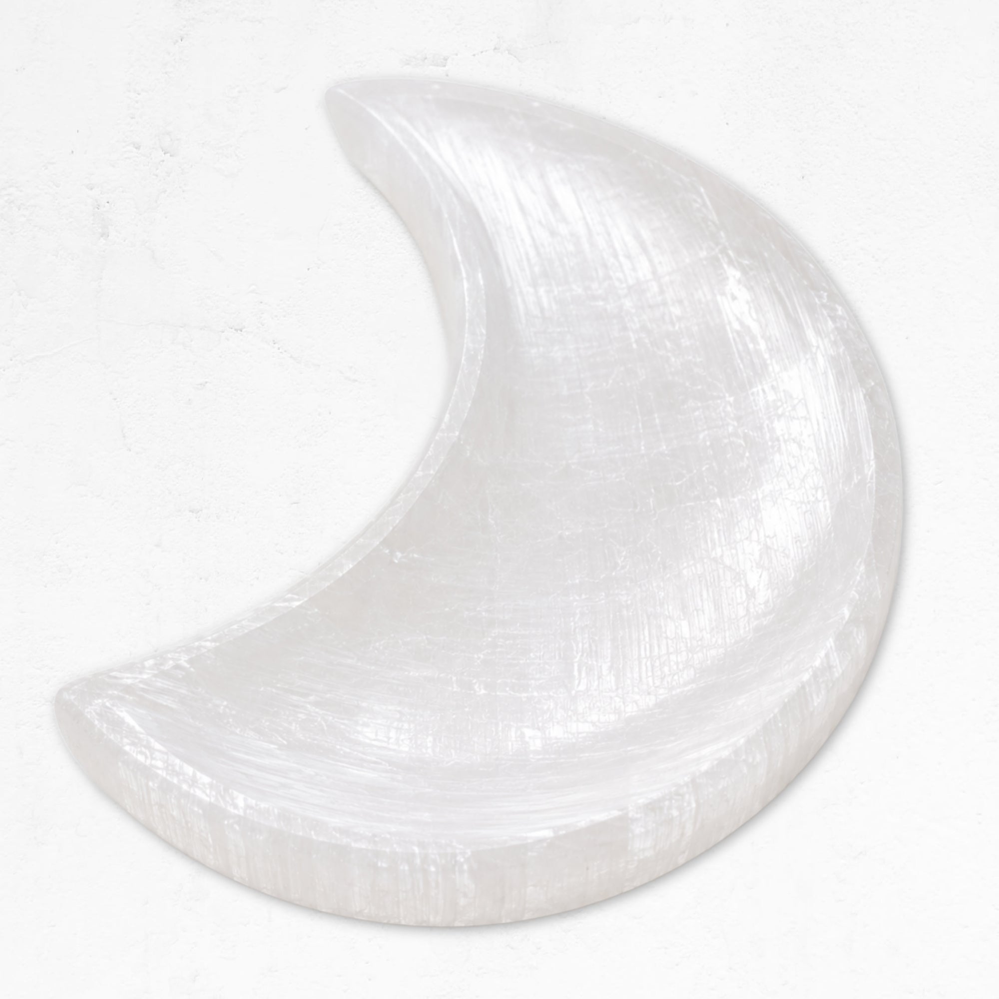 Selenite Halfmoon Trinket Dish