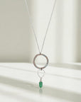 Verdibloom Necklace • Green Onyx
