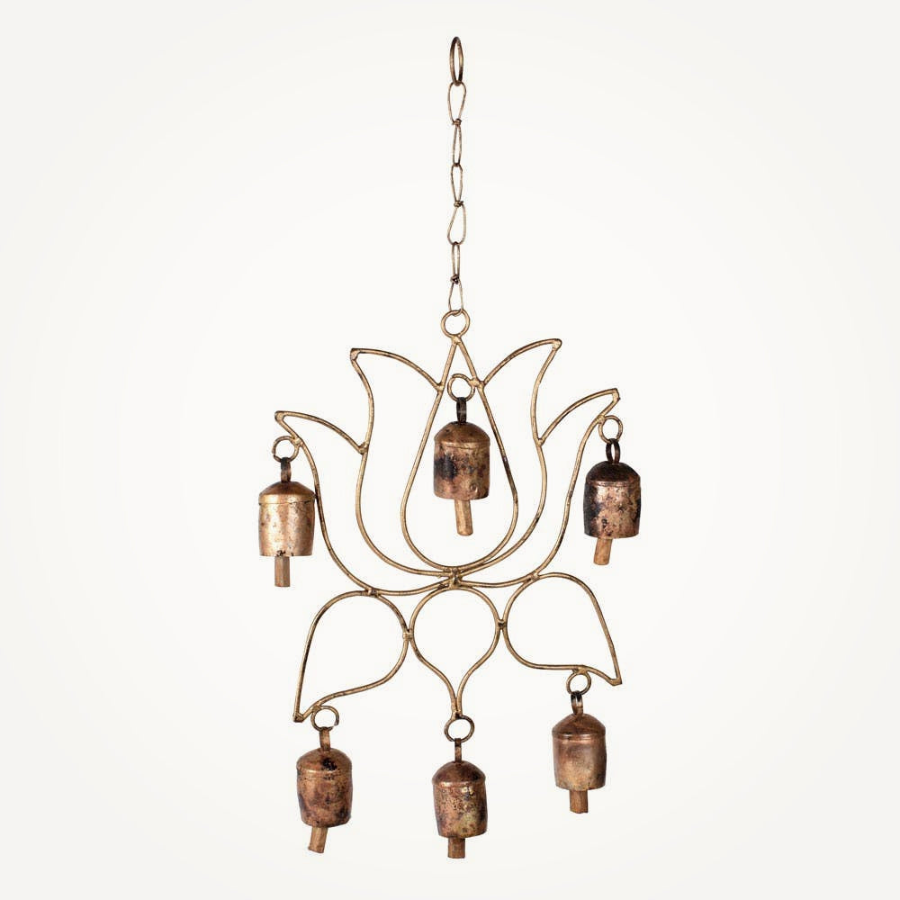 Six Bell Lotus Wind Chime