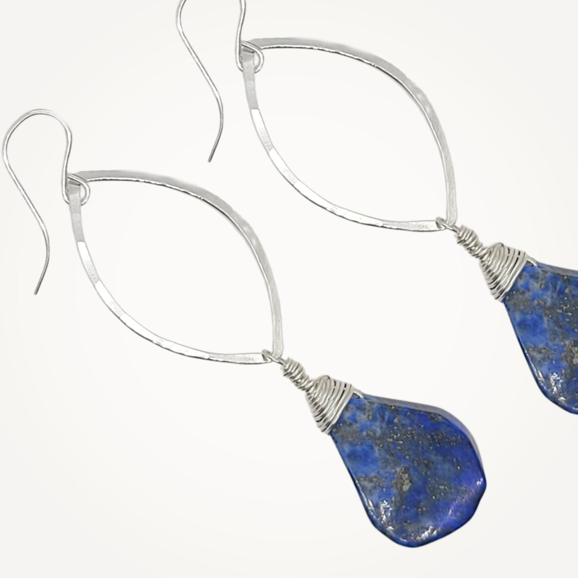 Marquise Earrings • Lapis Lazuli