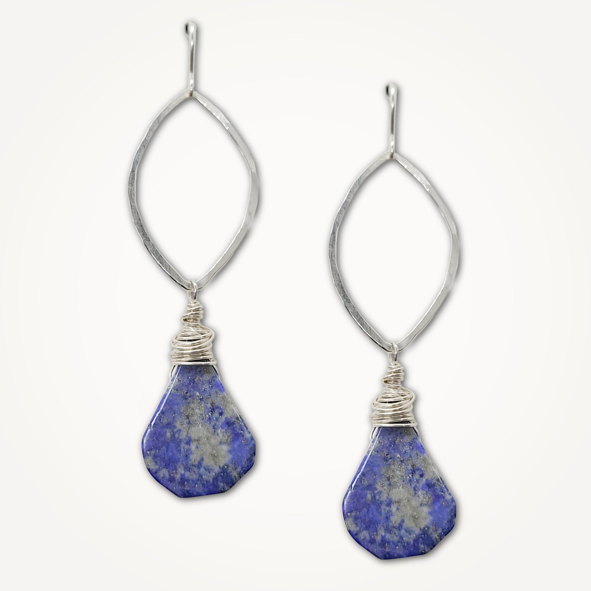 Marquise Earrings • Lapis Lazuli