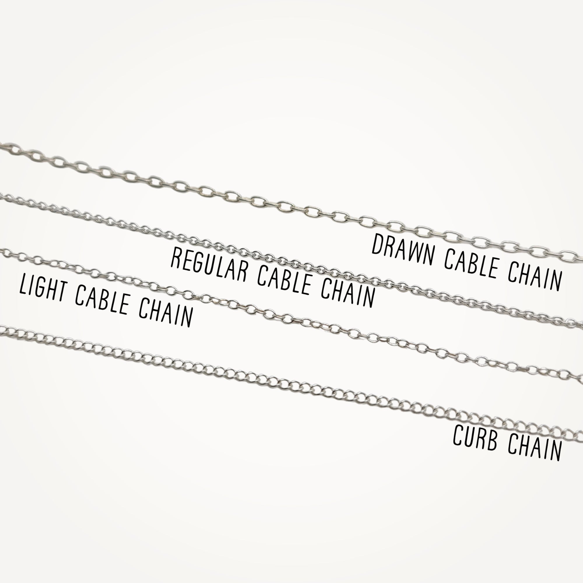 Plain Chain • Choice of Metal • Choice of Style