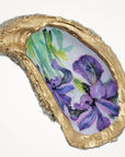 Watercolor Floral Ring Dish • Oyster Shell