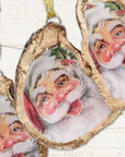 Vintage Santa Claus Christmas Tree Oyster Ornaments • Choice of Santa