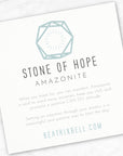 Stone of Hope • Amazonite Earrings