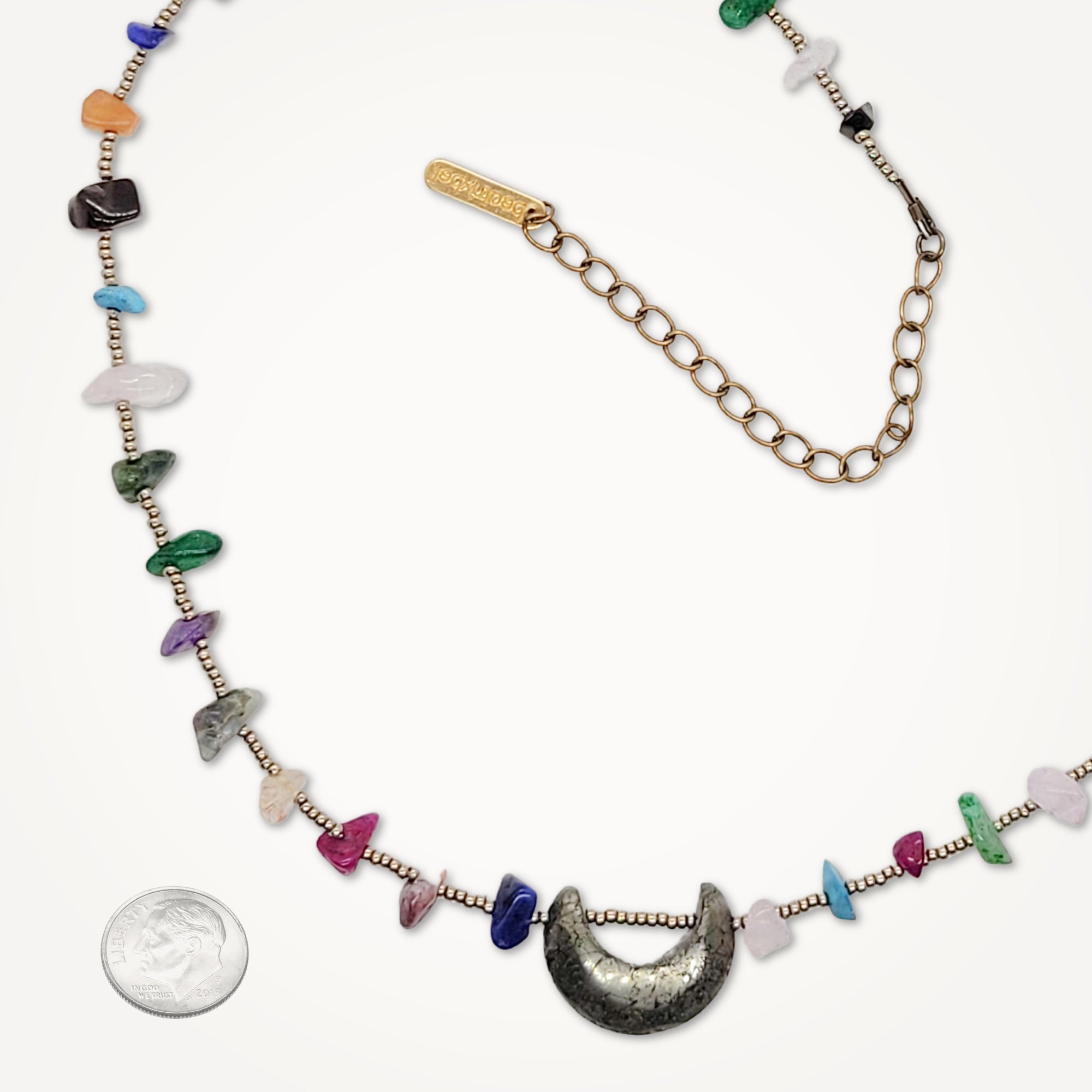 Hematite + Gemstone Spectrum Necklace