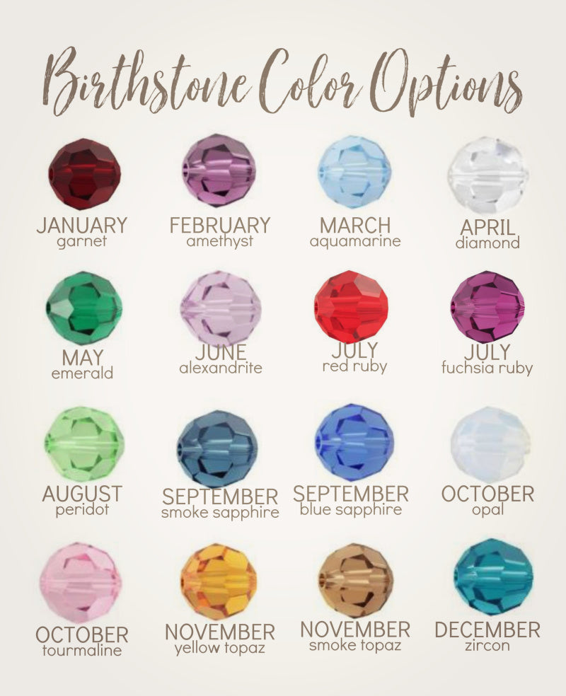 Sweet Birthstone Necklace • Choose your Month