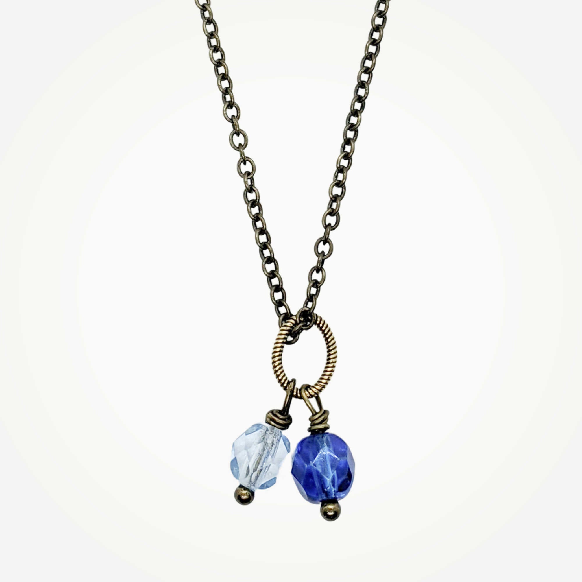 Family Birthstone Cluster Necklace • Choice of Months