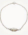 Petite Silver Peapod Bracelet • 1,2,3,4 or 5 pearls