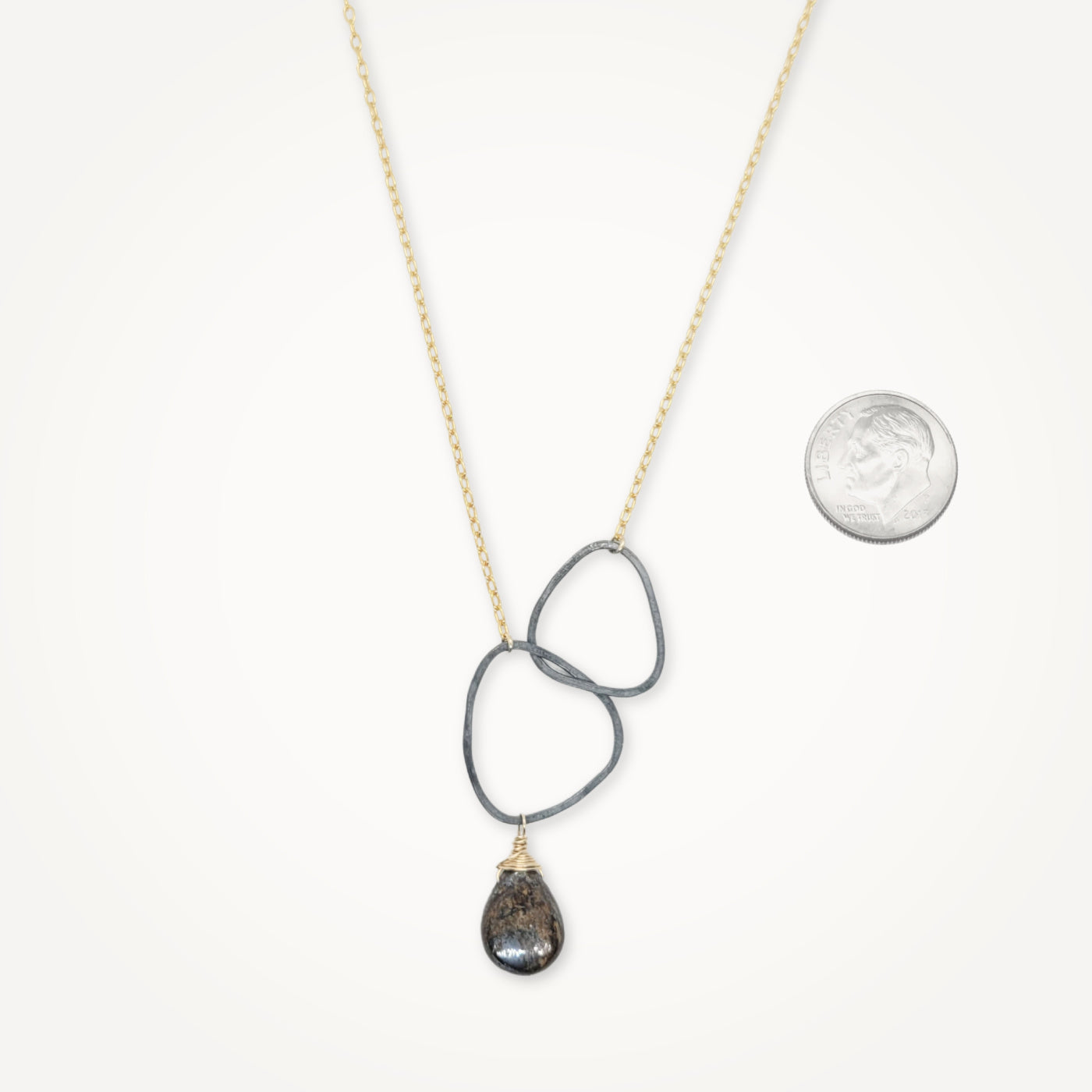 River Rock Necklace • Bronzite