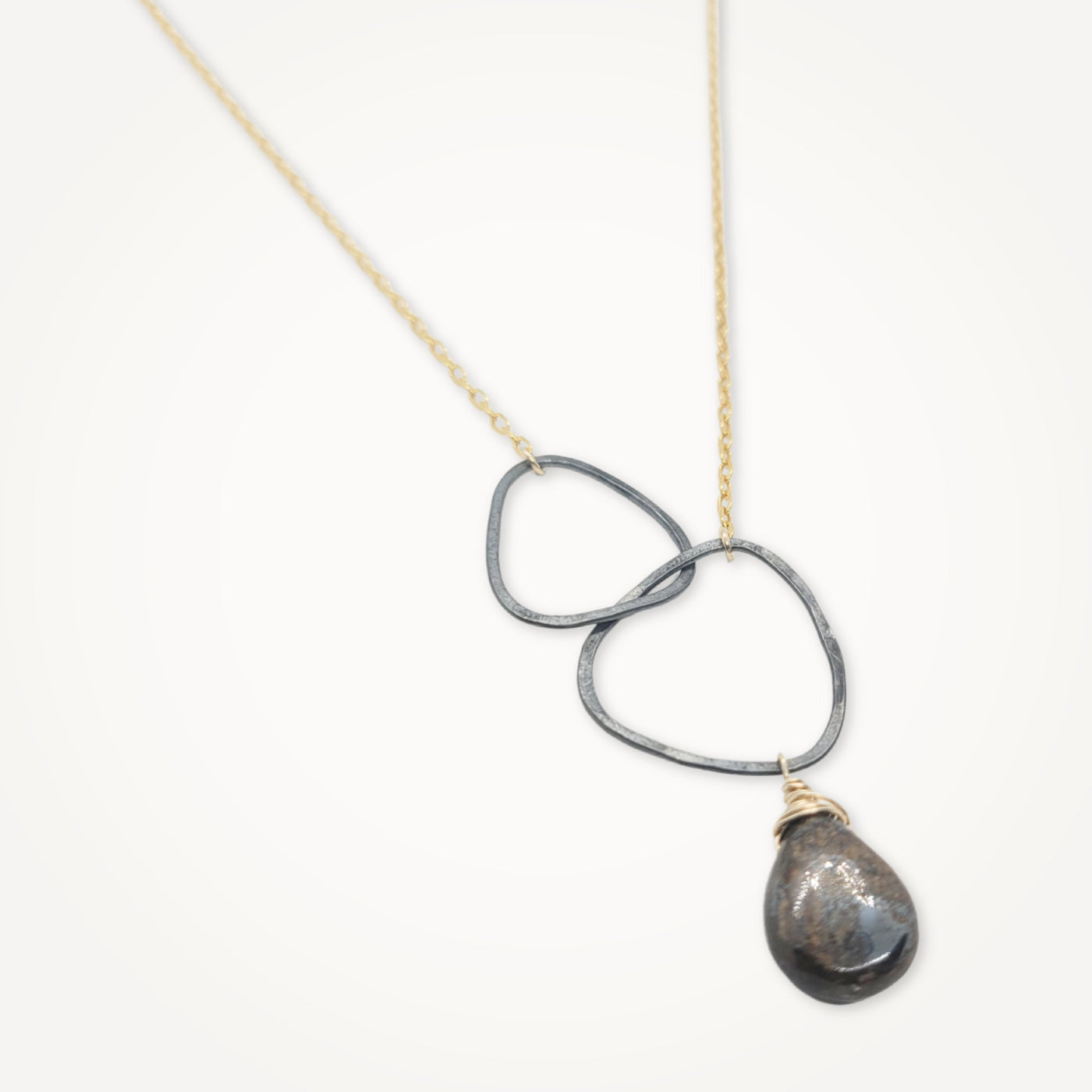 River Rock Necklace • Bronzite