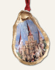 St. Louis Cathedral Ornament • Oyster Shell