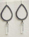 Crystalline Teardrop Earrings