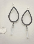 Crystalline Teardrop Earrings