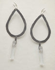 Crystalline Teardrop Earrings