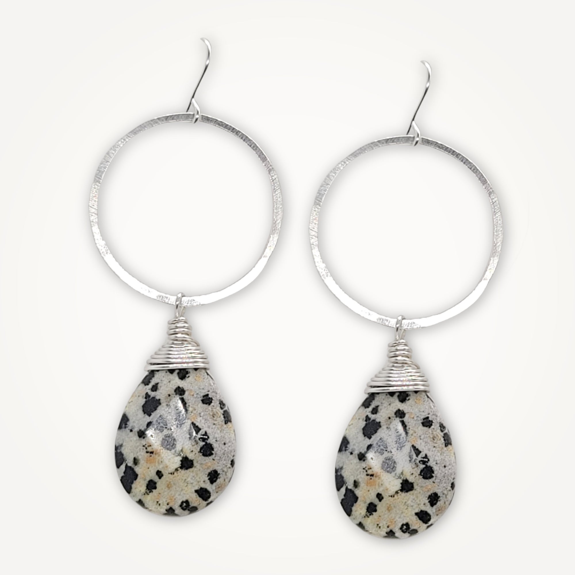 Meridian Earrings • Dalmatian Jasper