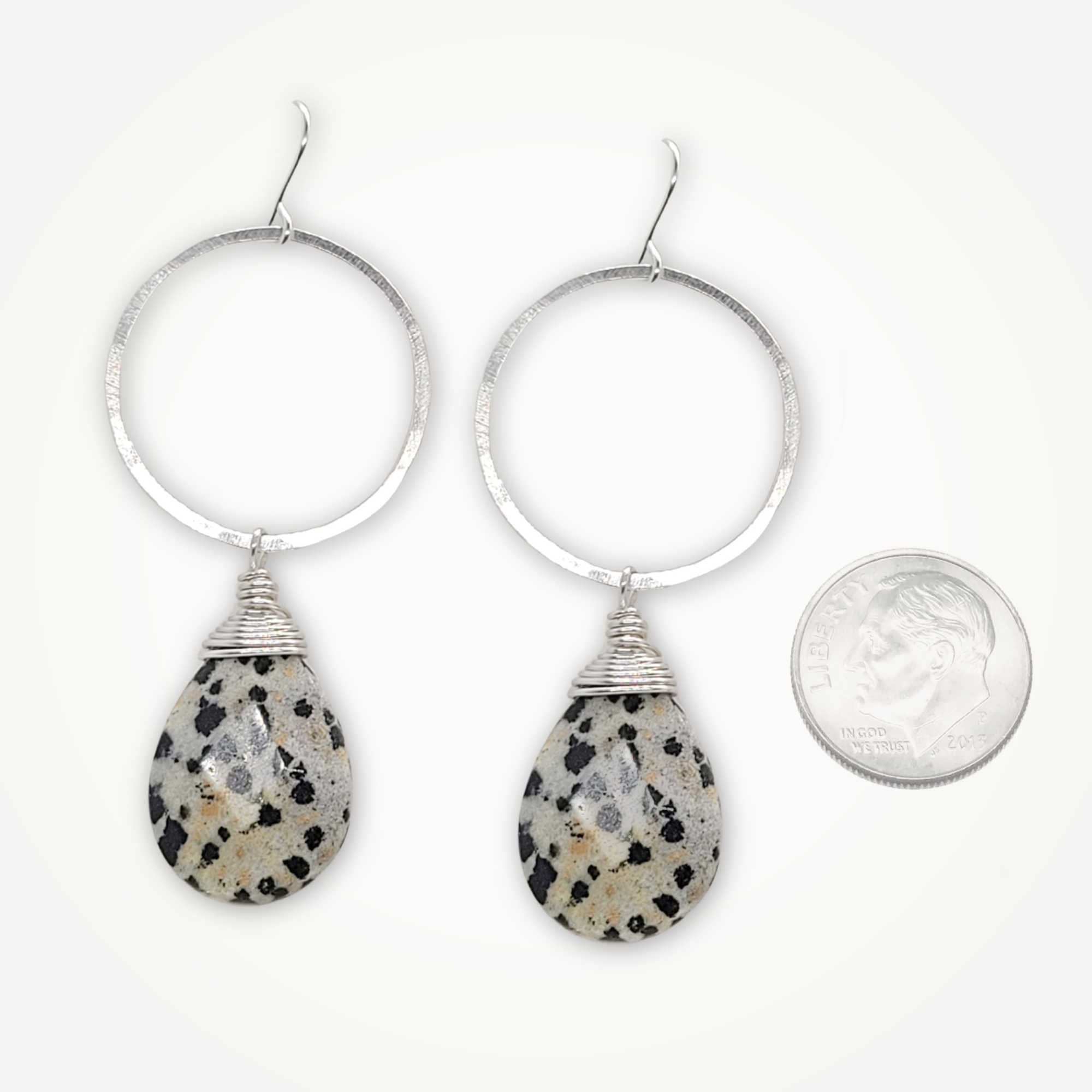 Meridian Earrings • Dalmatian Jasper