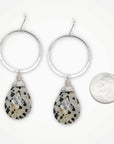 Meridian Earrings • Dalmatian Jasper