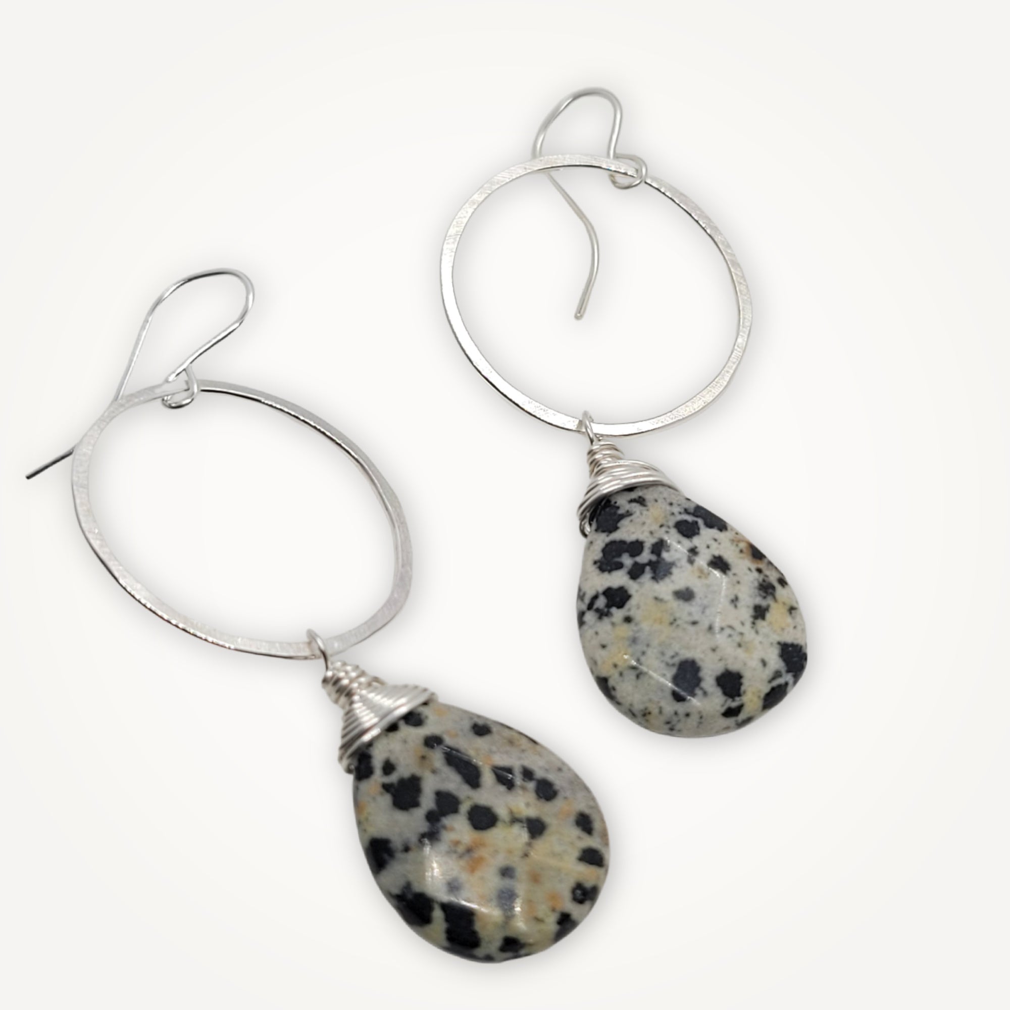 Meridian Earrings • Dalmatian Jasper