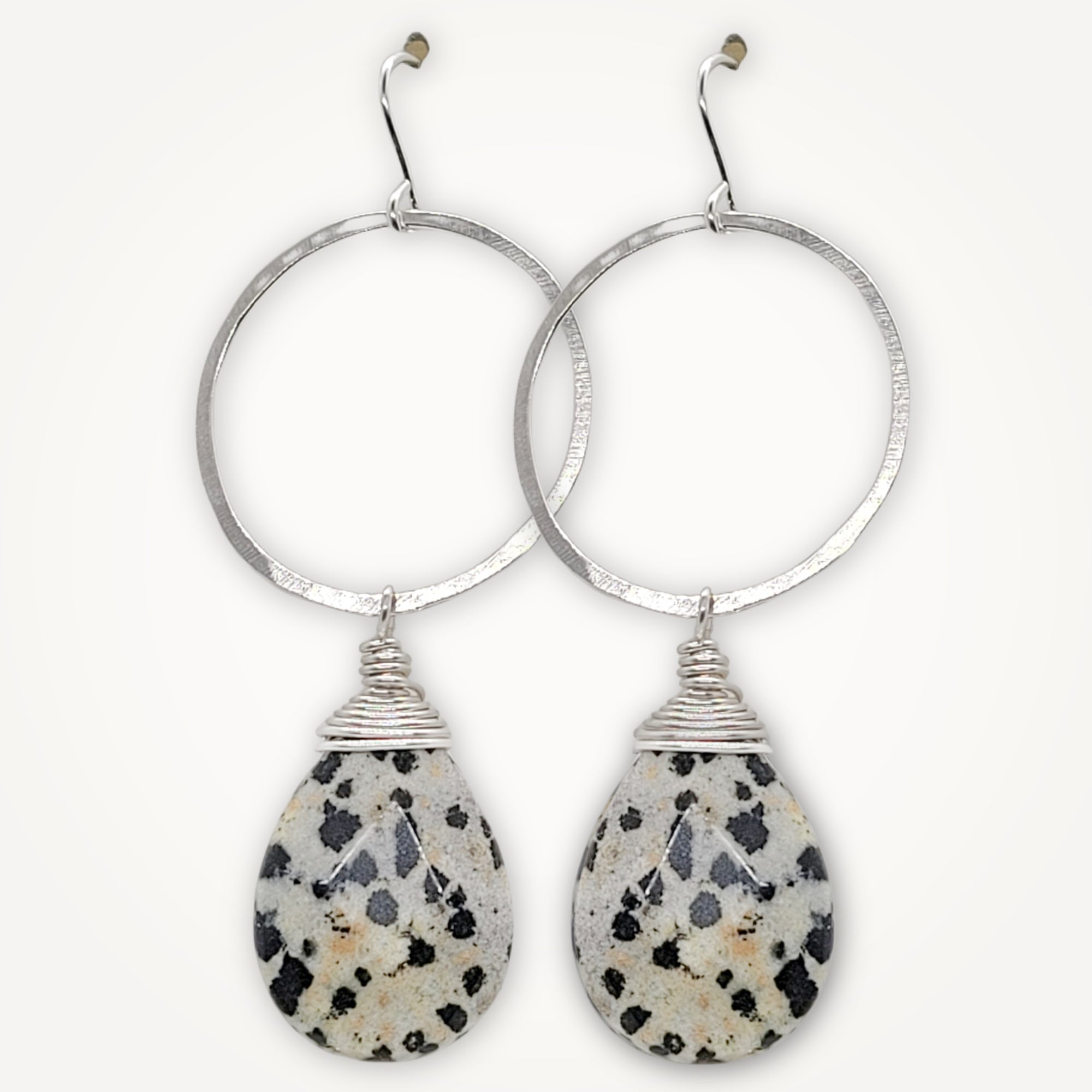 Meridian Earrings • Dalmatian Jasper