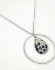 Luna Necklace • Dalmatian Jasper