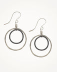 Equinox Earrings • Two Hoops