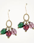 Family Birthstone Cluster Earrings • Choice of Months