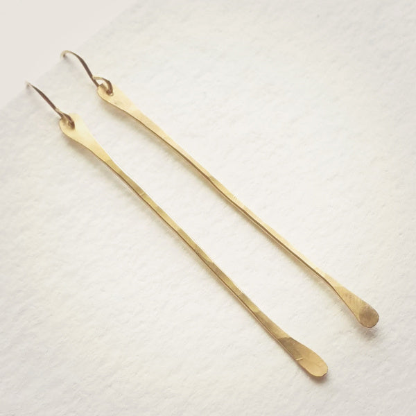 Stick Earrings • Silver or Gold