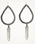 Crystalline Teardrop Earrings