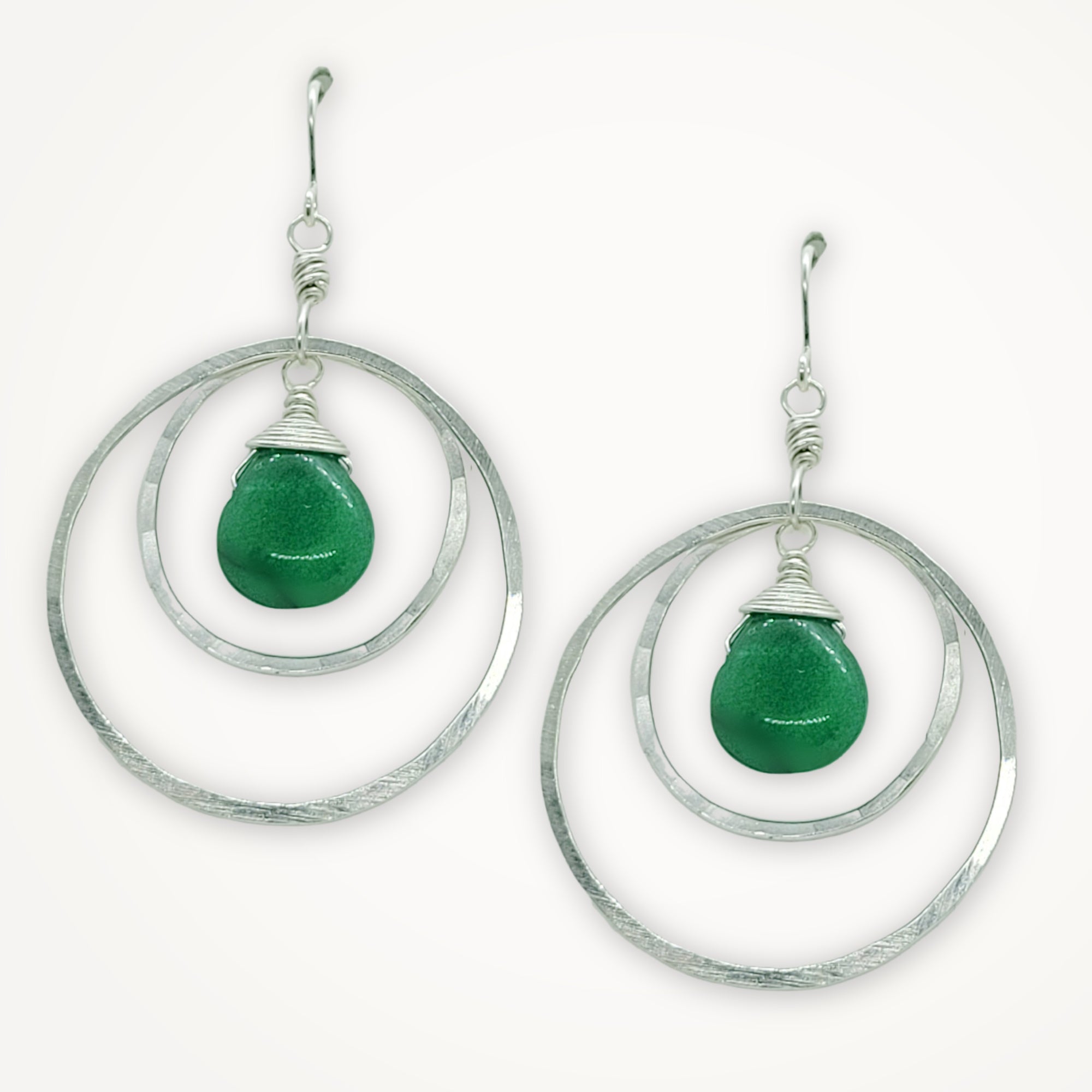 Orbit Earrings • Malaysian Jade