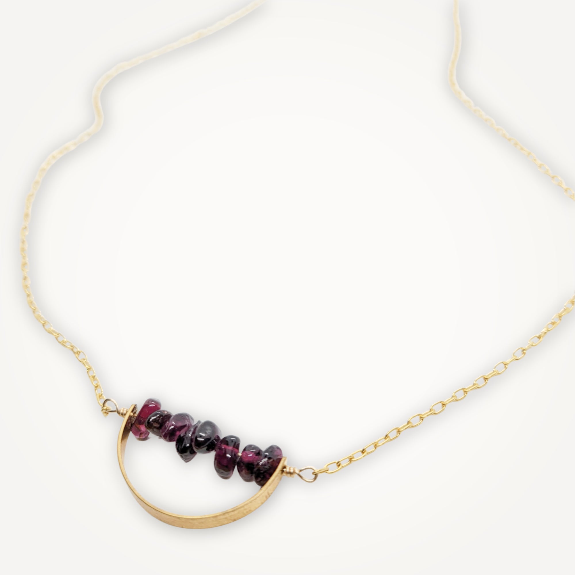 Horizon Necklace • Choice of Gemstone