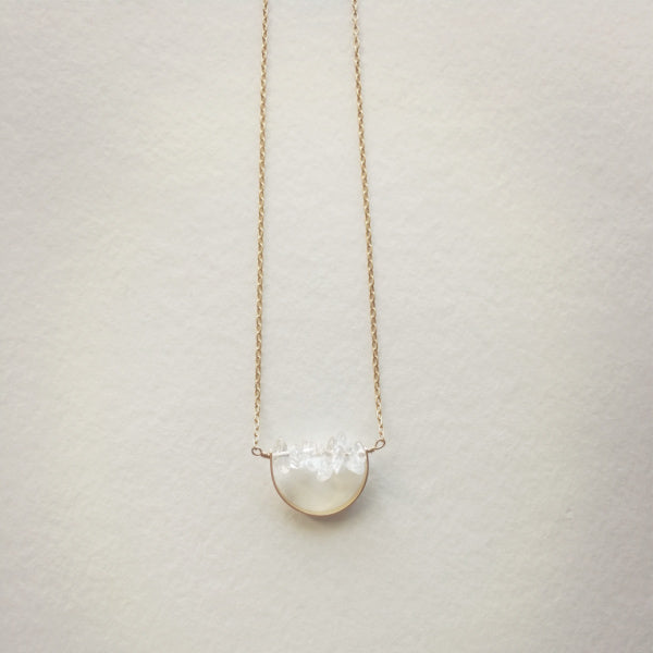 Horizon Necklace • Choice of Gemstone
