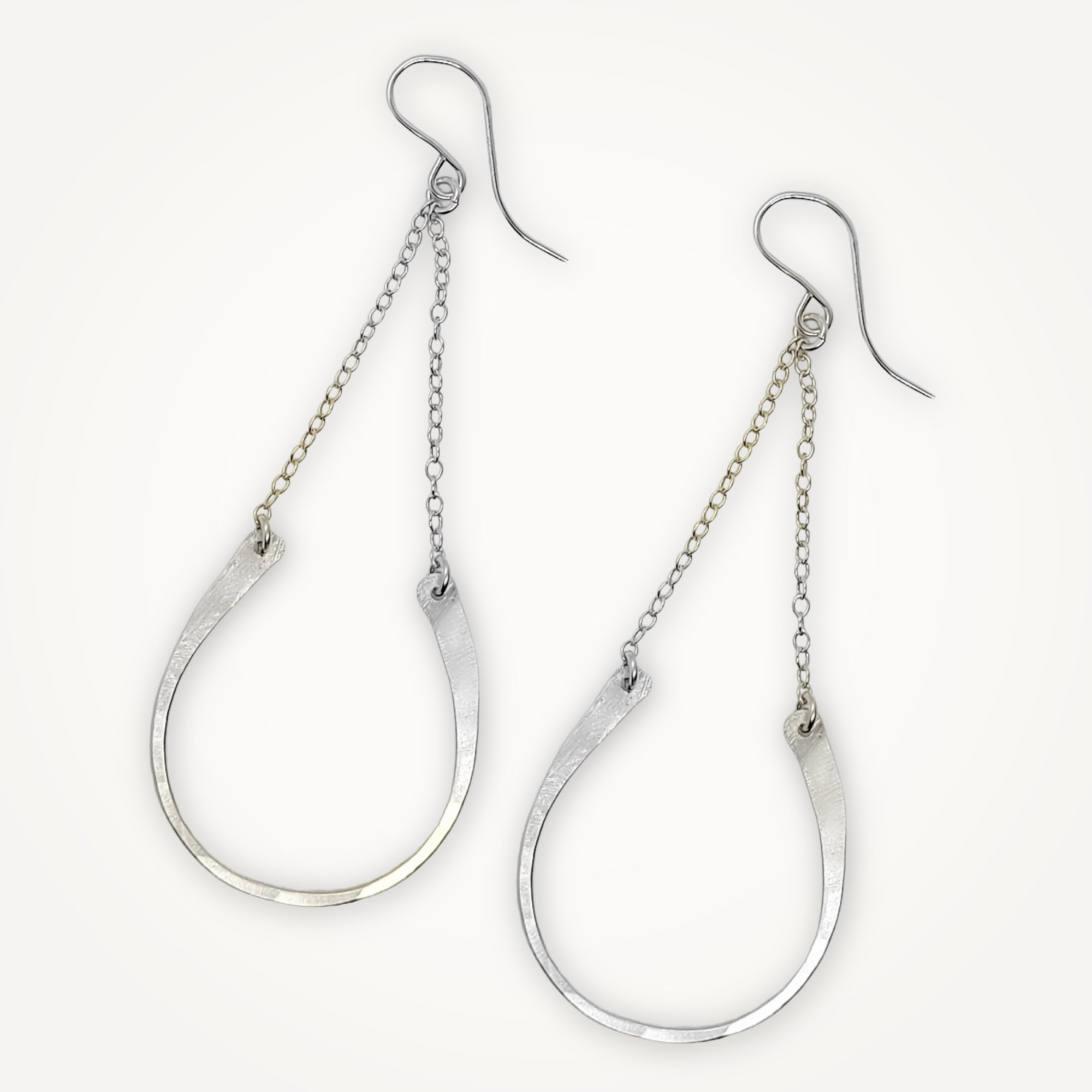 Lucky Horseshoe Earrings • Silver or Gold